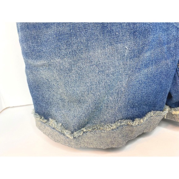 Levi’s Shortall Size 16 Reg Overall Jeans Shorts girls - Picture 7 of 16